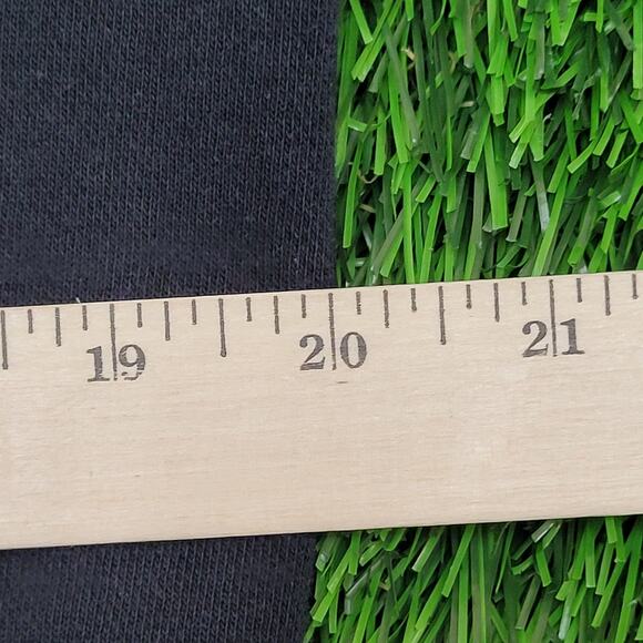 NIKE Swoosh Hoodie Womens Small 20x24 Black Spellout - Picture 9 of 15